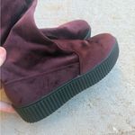 Olivia Miller  burgundy over the knee boots sz 7 Photo 1