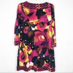 Alfani  Floral Shift Dress Long Flared Sleeves Photo 2