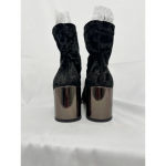 Gabriella Crushed Velvet‎ Ankle Boots Black Size 7 Photo 3