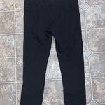 Lululemon Black Cropped Leggings w/ Side Pockets, Drawstring Size 6 Photo 0