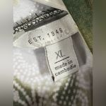 Est. 1946 Knit Tank Top Shirt Womens Green White Paisley Sleeveless Mock Neck XL Photo 7