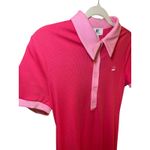 Juicy Couture NWT Juicy Couture Women Medium Hot Pink Preppy Polo Tennis Dress Shirt Dress Photo 3