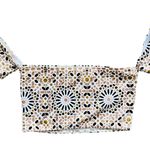 Beach Riot  Off Shoulder Metallic Foil Bikini Top Swimsuit Bikini Beach Swim Surf Photo 3