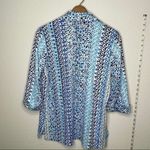 Vintage Blouse Blue Size M Photo 2
