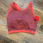 Spanx  New Seamless Sculpt Sports Bra Small Spacedye Coral Punch NWT Photo 0