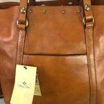 Patricia Nash Burnished Tooled Benvenuto Gold Leather Tote Shoulder Bag NWOT Photo 5