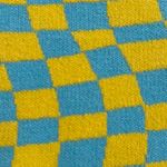 Checkered Cropped Sweater Photo 0