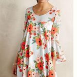 Like NEW!! Anthro Rifle Paper Co. Fluttered Blooms Dress Red Photo 0