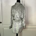 Victoria's Secret 90s VTG LIGHT GREEN CRUSHED VELVET SATIN ROBE Photo 3