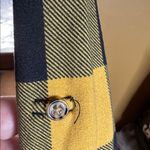 Rue 21  Mustard Yellow & Black Buffalo Check Plaid Button Down Shirt Size XS Photo 8