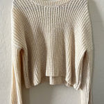 Moon & Maddison moon & madison Cream Knit Sweater Photo 0