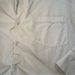 SKIMS Poplin Sleep Button Up Top Unisex Size Large Gray Long Sleeve Loungewear Photo 1