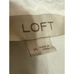 Ann Taylor  LOFT Women's White Long Sleeve Button Down Shirt Top Size M Photo 2