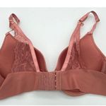 Marilyn Monroe 6169-49 Underwire Bra Lace Trim Back Salmon Dusty Pink Size 36B Photo 1