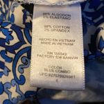 Milly  EUC Blue White Mosaic Dress, 6 Photo 14