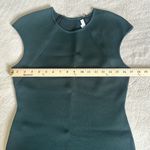 Alexander Wang  Green Viscose Cap Sleeve Bodycon Fitted Dress Size Large Photo 11
