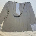 Beige Frye & Co waffle knit hooded zip up sz XL casual western fall cowgirlcore Gray Photo 6