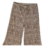Serra  Leopard Wide Leg Pleated Pants Photo 1