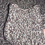 Jones New York  Sport Black, Brown and White Marled Sweater‎ Size 1X Photo 5