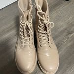 Windsor Tan Combat Boots Photo 3