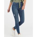 Spanx high rise distressed skinny jeans size M Photo 13