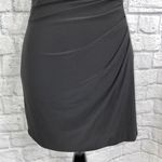 JS Boutique one shoulder rouched dress w/sequin appliqué black sz 6 Photo 1