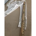 Shishangfeng Women Blouse Size M Long Sleeve Mesh Lace White Y2K Coastal Beach Size L Photo 5