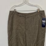 CHAPS NWT  Dress Pants Slacks w/ Pockets Women's Plus Size 14 Wool Blend Tweed Photo 2
