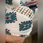 Black Rainn Cold Shoulder Multicolored Bell Sleeve Tunic with Tassels Size Med Photo 9