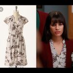 Anthropologie RARE Maeve Southward Stop Dress Deer Woodland Birds Animal Print 6 Photo 5