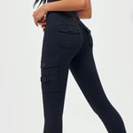 FirmAbs Cargo High Rise Leggings Size Small Black Photo 1