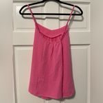 Pink Lily Summer Lover Cross Back Gauze Tank Pink Womens Medium Photo 3
