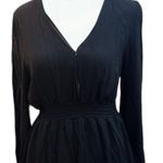 Altar'd State Lexley Ruffle Dress Black Size Small Photo 1
