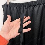 Victoria's Secret Victoria Secret black satin pajama set with cuffs pink piping size XXL Photo 5