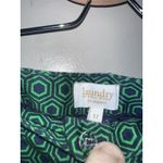 Laundry by Shelli Segal Green Geometric Print Shorts Size 12 Photo 1