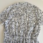 Fabletics Floral Print Crinkle Cotton Voile Short Onesie Romper Women’s Medium Photo 7