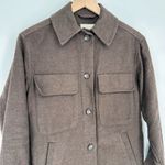 Everlane  Oversized Shirt Jacket Shacket Button Down Dark Brown Women's XS Photo 1