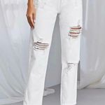 SheIn high rise ripped jeans Photo 0