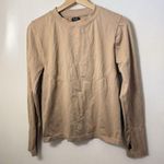 Victoria Rose Equestrian Top Womens L Fawn Seamless Performance Compression Tan Size L Photo 1