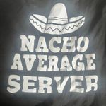 Nacho Average Server Cinco De Mayo Funny Black T shirt Time and Tru Womens Small Photo 3