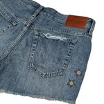 Lucky Brand  Embroidered Mid Rise Denim Boy Shorts 6/28 Photo 9