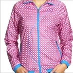 Puma  Windbreaker Pink Blue White Golf Woman's Size Small Photo 1