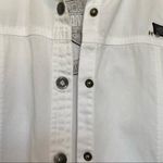 Harley Davidson  vintage white denim  Forever logo snap front long sleeve shirt M Photo 8