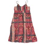 Old Navy Old‎ Navy Boho Midi Dress Sleeveless Pink Orange Floral Print Casual Sundress XL Photo 1