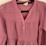 Anthropologie Dolan left coast Pink Babydoll Top Size Medium Photo 6