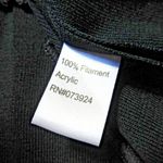 Ming Wang NWT Sleeveless Sheath in Black Godet Hem Knit Dress M Photo 3