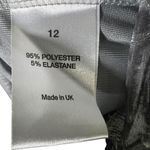 Pretty Little Thing Crushed Velvet Wide Leg Palazzo Pants Womens 12 Silver NYE Photo 5