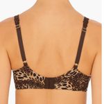 Natori  Pure Luxe Underwire Push Up Bra, Leopard Print, Size 36DD, (36E), NWT Photo 1