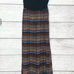 Mudd Boho Multicolor Striped Summer Maxi Dress Size XL Photo 0