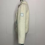 Ivory Ella NWT  Sz Small Full Zip Faux Sherpa Jacket Photo 3